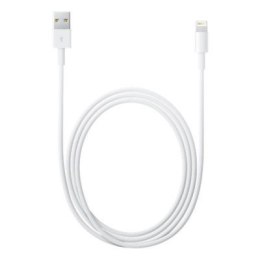 Apple Lightning - USB USB A, Lightning, 2 m, White