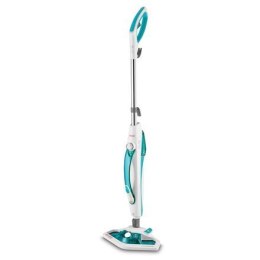 Polti Steam mop Vaporetto SV450_Double 1500 W, Handstick 2in1, 7.5 m, White/Blue