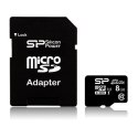 Silicon Power Elite 8GB microSDHC UHS-I 8GB GB, Micro SDHC, Flash memory class Class 10, SD