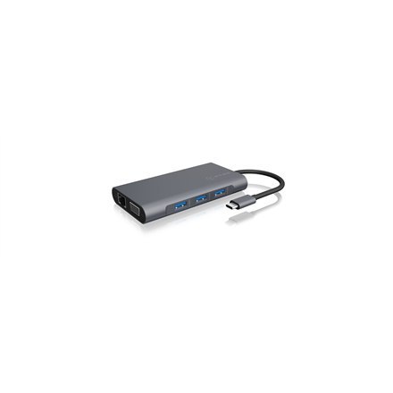 Icy Box IB-DK4040-CPD USB Type-C DockingStation with two video interfaces