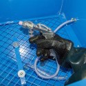 PIASKARKA KABINOWA 90 L Z PISTOLETEM i 4 DYSZAMI ZASILACZ TAŚMA FOLIE FILTR