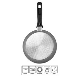 Stoneline Pan 6840 Frying, Diameter 20 cm, Suitable for induction hob, Fixed handle, Anthracite