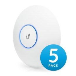 Ubiquiti UniFi UAP-AC-LR-5 (5-Pack) 2.4 - 5, 867 Mbit/s, 10/100/1000 Mbit/s, MU-MiMO Yes, PoE in, 802.11 a/b/g/n/ac, (PoE inject