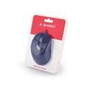 Gembird MUS-6B-01 Optical mouse, Black