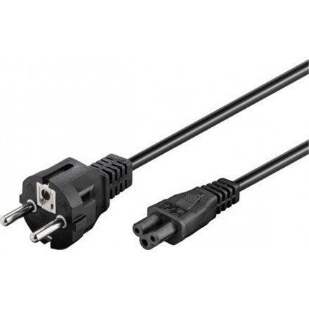 Goobay Power supply cord (safety plug) 93586 Power cord, Black, 1.8 m