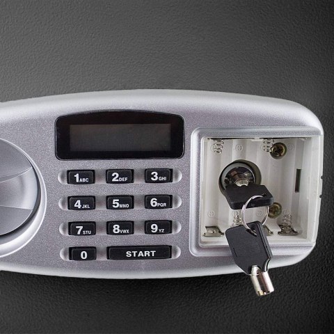 SEJF Z ELEKTRONICZNYM ZAMKIEM CZARNY DOMOWY ZAMEK ELEKTRONICZNY SZYFROWY SEJF Z ELEKTRONICZNYM ZAMKIEM CZARNY DOMOWY ZAMEK ELEKTRONICZNY SZYFROWY