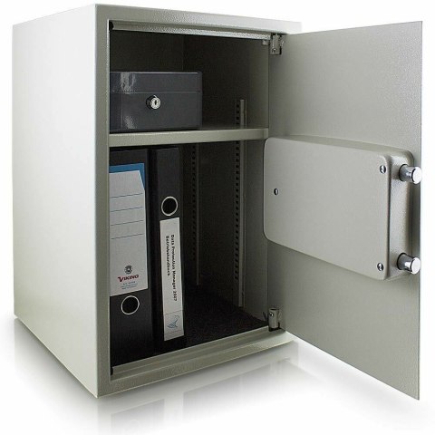 SEJF DOMOWY ELEKTRONICZNY JASNY SZARY ZAMEK SZYFROWY REGULOWANA PÓŁKA SEJF DOMOWY ELEKTRONICZNY JASNY SZARY ZAMEK SZYFROWY REGULOWANA PÓŁKA
