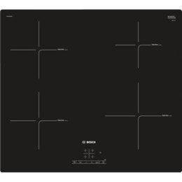 Bosch Serie 4 Induction hob PIE601BB5E Induction, Number of burners/cooking zones 4, TouchSelect Control, Timer, Black