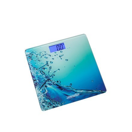 Mesko Bathroom scales MS 8156 Maximum weight (capacity) 150 kg, Accuracy 100 g, Multiple user(s), Blue