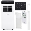 Mesko Air conditioner MS 7928 Number of speeds 2, Fan function, White/Black, 7000 BTU/h