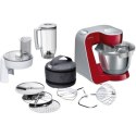 Bosch MUM58720 Grey, Red, Stainless, 1000 W