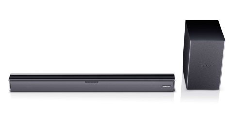 Sharp HT-SBW182 2.1 Slim Soundbar HDMI, Optical, Bluetooth, 160 W, 74 cm with Wireless Subwoofer