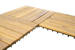 Płytki drewniane 30x30cm matowe- zestaw 10szt