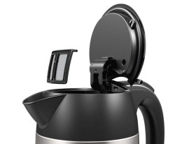 Bosch Kettle DesignLine TWK3P420 Electric, 2400 W, 1.7 L, Stainless steel, 360° rotational base, Stainless steel/Black