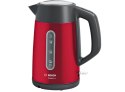 Bosch Kettle DesignLine TWK4P434 Electric, 2400 W, 1.7 L, Stainless steel, 360° rotational base, Red/Black