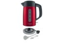 Bosch Kettle DesignLine TWK4P434 Electric, 2400 W, 1.7 L, Stainless steel, 360° rotational base, Red/Black