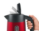 Bosch Kettle DesignLine TWK4P434 Electric, 2400 W, 1.7 L, Stainless steel, 360° rotational base, Red/Black