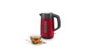 Bosch Kettle DesignLine TWK4P434 Electric, 2400 W, 1.7 L, Stainless steel, 360° rotational base, Red/Black