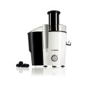 Juicer Bosch MES25A0 Type Centrifugal juicer, Black/White, 700 W, Extra large fruit input, Number of speeds 2