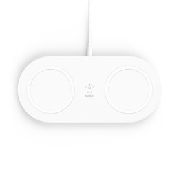 Belkin 15W Dual Wireless Charging Pads BOOST CHARGE White