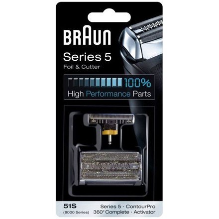 Braun 51S Head Replacement Pack Black