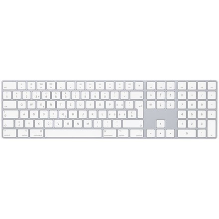 Apple Magic Keyboard with Numeric Keypad Wireless, Keyboard layout English, Swedish