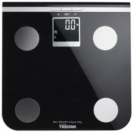 Scales Tristar Maximum weight (capacity) 150 kg, Accuracy 100 g, Memory function, 10 user(s), Black