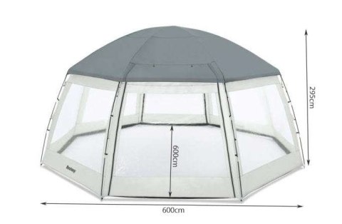 Namiot basenowy 600 x 600 x 295cm BESTWAY 58612 Namiot basenowy 600 x 600 x 295cm BESTWAY 58612