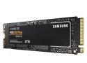 Samsung 970 Evo Plus 2000 GB, SSD interface M.2 NVME, Write speed 3300 MB/s, Read speed 3500 MB/s