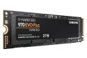 Samsung 970 Evo Plus 2000 GB, SSD interface M.2 NVME, Write speed 3300 MB/s, Read speed 3500 MB/s