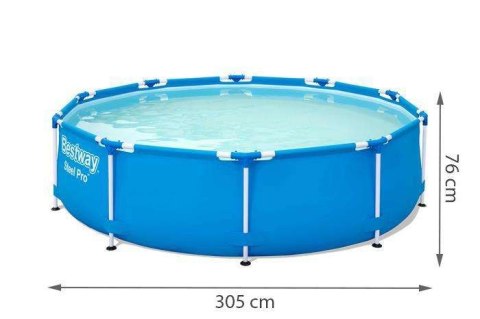 Basen stelażowy 305x76cm BESTWAY 56677 Basen stelażowy 305x76cm BESTWAY 56677