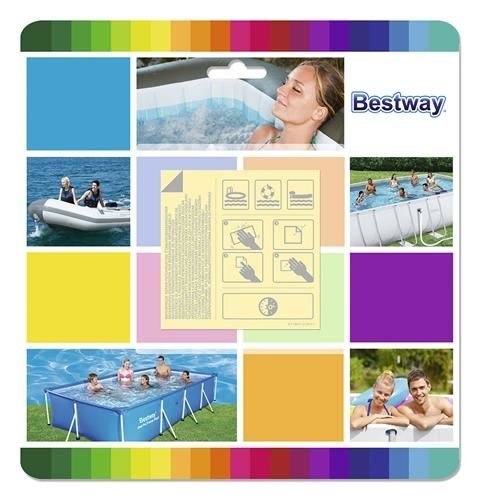 Zestaw łatek naprawczych do basenu - BESTWAY 62091 Zestaw łatek naprawczych do basenu - BESTWAY 62091