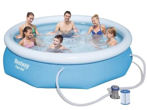 Basen rozporowy z pompą 305x76cm - BESTWAY 57270 Basen rozporowy z pompą 305x76cm - BESTWAY 57270