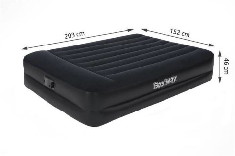 Materac z pompką 203x152x46cm BESTWAY 67403 Materac z pompką 203x152x46cm BESTWAY 67403