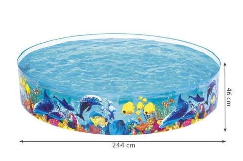 Basen rozporowy dla dzieci 244x46cm BESTWAY 55031 Basen rozporowy dla dzieci 244x46cm BESTWAY 55031