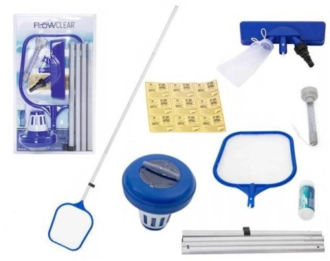 Zestaw do czyszczenia basenu BESTWAY 58195 Zestaw do czyszczenia basenu BESTWAY 58195