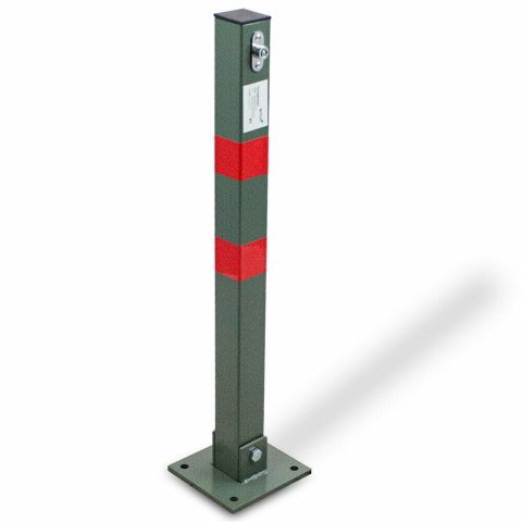 BLOKADA PARKINGOWA POJEDYNCZA SŁUPEK 65CM SKŁADANA STALOWA KOMPLET KLUCZY BLOKADA PARKINGOWA POJEDYNCZA SŁUPEK 65CM SKŁADANA STALOWA KOMPLET KLUCZY