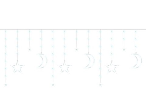 Kurtyna świetlna 138LED -ciepły biały 31V KŚ11329