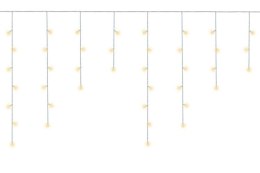 Lampki choinkowe - sople 500 LED ciepły biały