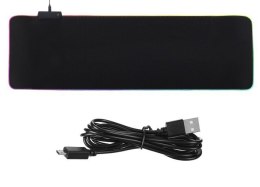 Podkładka pod mysz i klawiaturę gamingowa LED