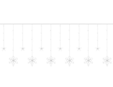 Kurtyna świetlna 138LED - zimny biały 31V KŚ11327