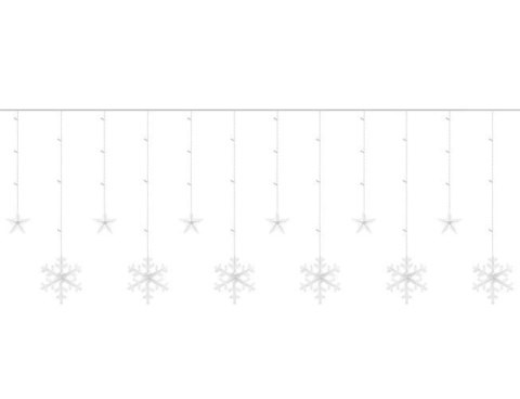 Kurtyna świetlna 138LED - zimny biały 31V KŚ11327
