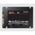 Samsung SSD 870 EVO 4000 GB, SSD form factor 2.5", SSD interface SATA III, Write speed 530 MB/s, Read speed 560 MB/s