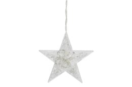 Kurtyna świetlna LED - gwiazdy - ciepły biały