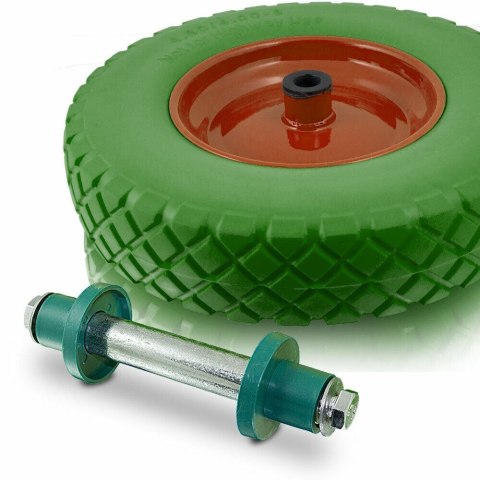 TACZKA OGRODOWA BUDOWLANA Z ZIELONYM KOŁEM 250KG 100L STAL OCYNKOWANA TACZKA OGRODOWA BUDOWLANA Z ZIELONYM KOŁEM 250KG 100L STAL OCYNKOWANA