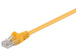 Goobay 68351 CAT 5e patch cable, U/UTP, yellow, 15 m