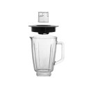 Tristar Blender BL-4430 Tabletop, 500 W, Jar material Glass, Jar capacity 1.5 L, Ice crushing, Black/Stainless steel