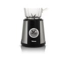 Tristar Blender BL-4430 Tabletop, 500 W, Jar material Glass, Jar capacity 1.5 L, Ice crushing, Black/Stainless steel