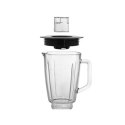 Tristar Blender BL-4430 Tabletop, 500 W, Jar material Glass, Jar capacity 1.5 L, Ice crushing, Black/Stainless steel