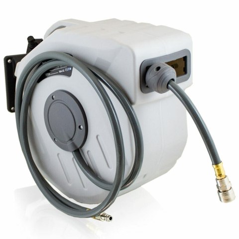 WĄŻ PNEUMATYCZNY DO SPRĘŻARKI AUTOMATYCZNY ZWIJAK 20M 1/4" MONTAŻ ŚCIENNY WĄŻ PNEUMATYCZNY DO SPRĘŻARKI AUTOMATYCZNY ZWIJAK 20M 1/4" MONTAŻ ŚCIENNY